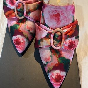 NEW!!! Pink Floral Mule